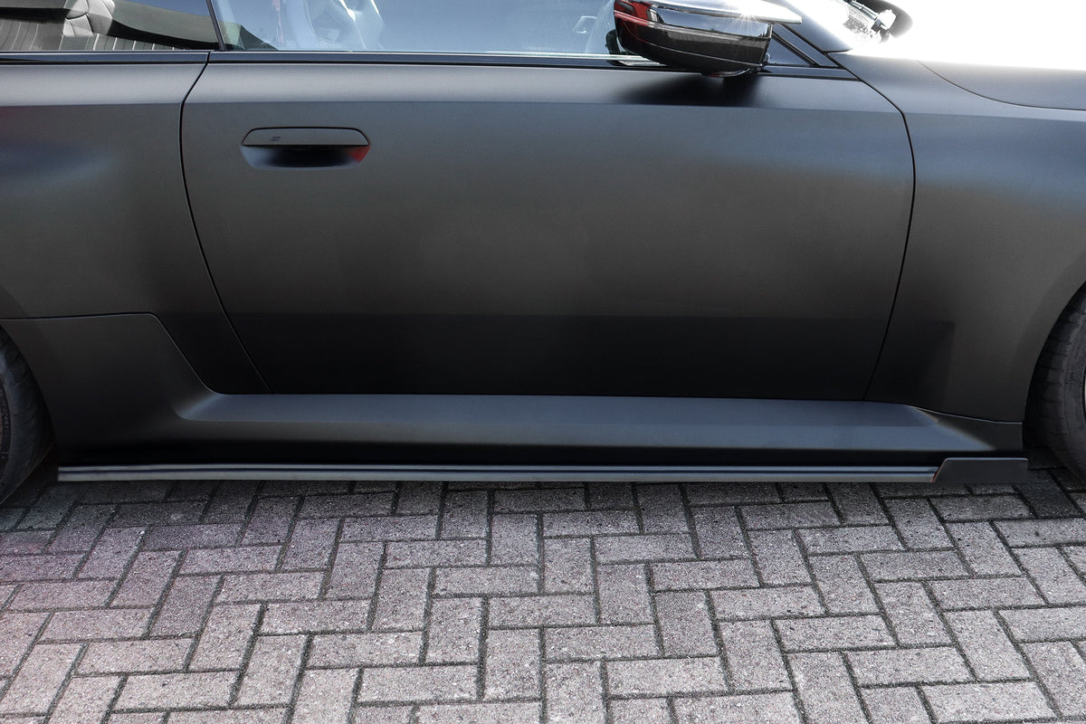 Seitenschweller mit Wing vorne aus ABS für BMW M2 G87 - Ingo Noak Tuning