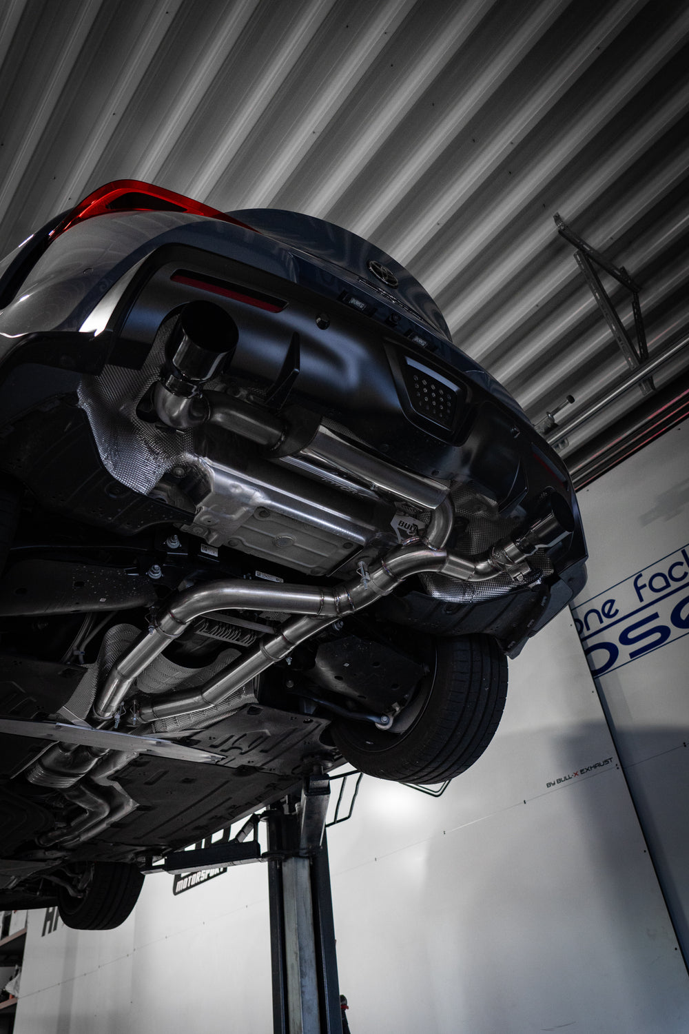 EGO-X Abgasanlage 3,5" Toyota Supra GR / BMW Z4 (mit ECE*)