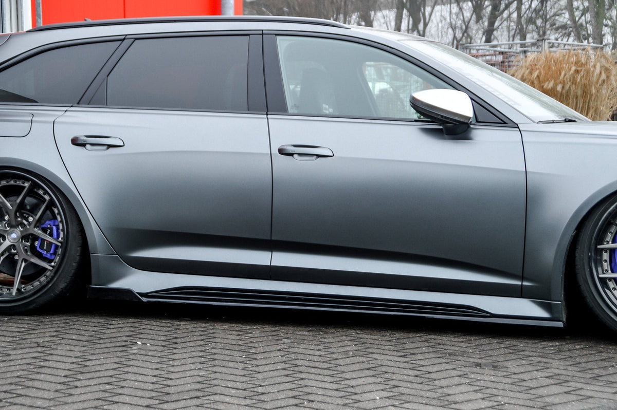 Cup Seitenschweller mit Wing hinten für Audi RS6 C8 Bj .ab.2019- - Ingo Noak Tuning