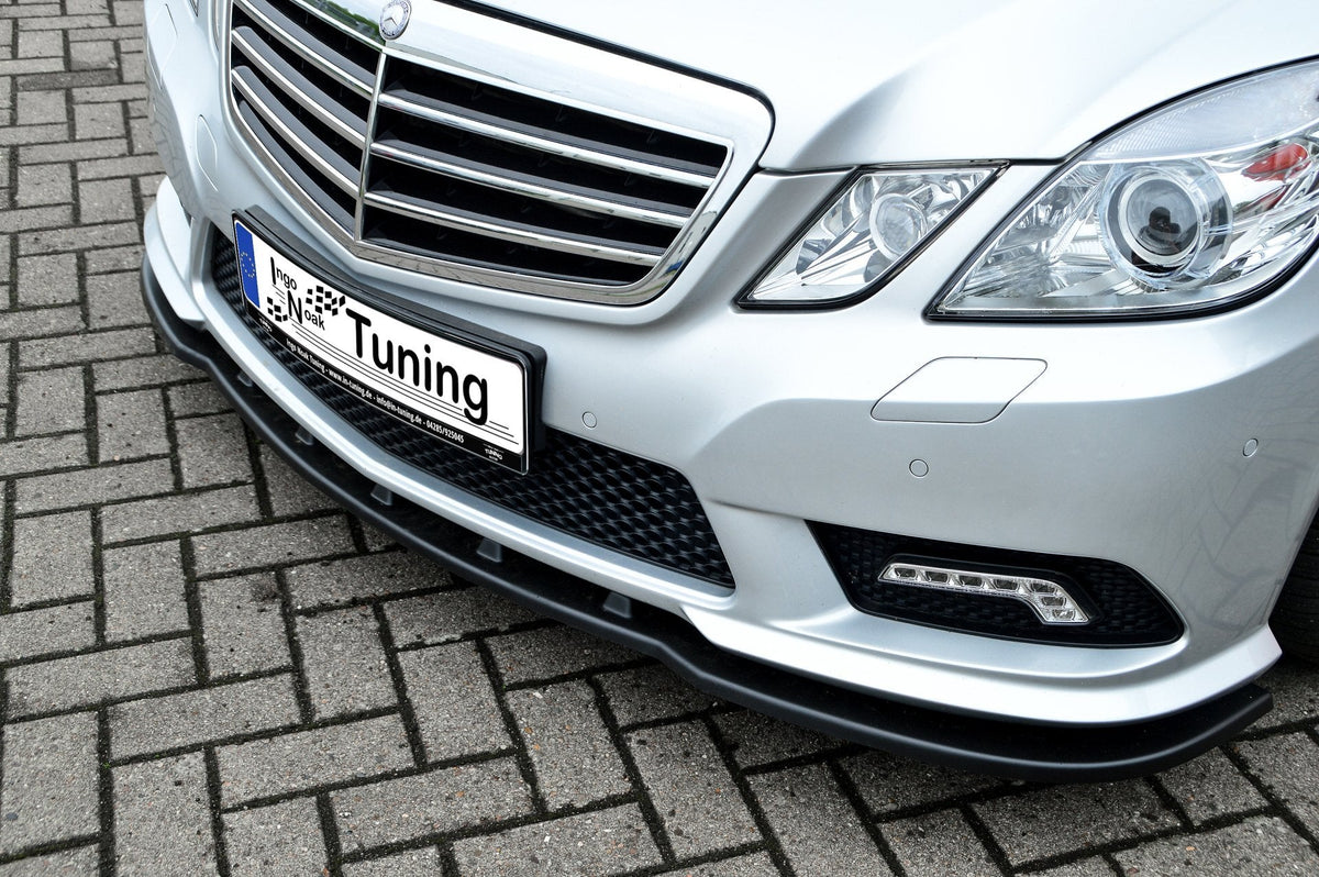 Frontspoilerlippe für E-Klasse AMG W212 S212 V212 A207 C207, Tuning-Teil in schwarzer Kunststoffoptik, für Modelljahr 2009-2013