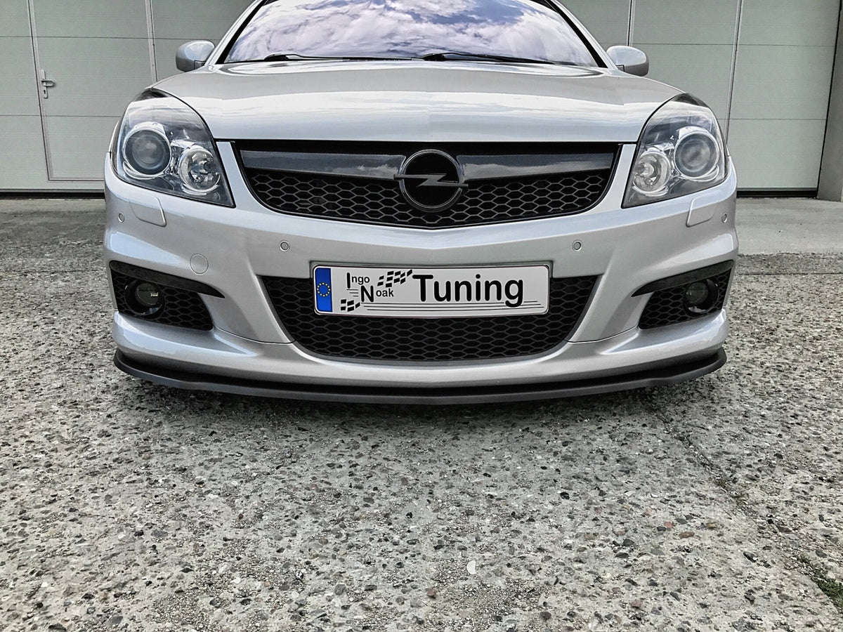 Ingo Noak Tuning Frontspoilerlippe für Opel Vectra C OPC, Spoilerschwert, splitter, sportliches Design, für Facelift mit ABE