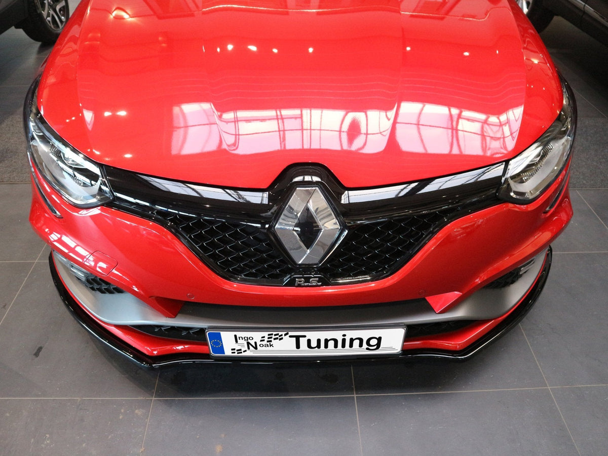 Frontspoilerlippe für Renault Megane 4 RS Facelift von Ingo Noak Tuning, zeigt die stabile, sportliche Karosserieverbesserung.
