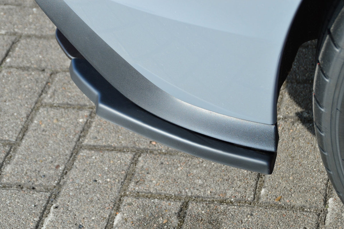 Gefräster Heckansatz mit Seitenteilen für VW Golf 8 GTD, Ingo Noak Tuning, schwarz, hochwertiges Karosserie-Design