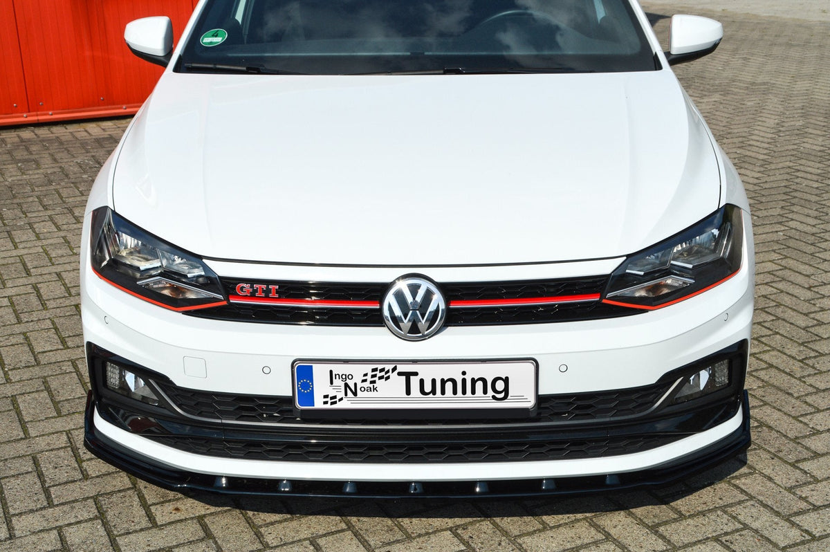 Bodykit für VW Polo 6 GTI 2G in schwarzer Farbe, inklusive Stoßstangen und Seitenschweller, von Ingo Noak Tuning.