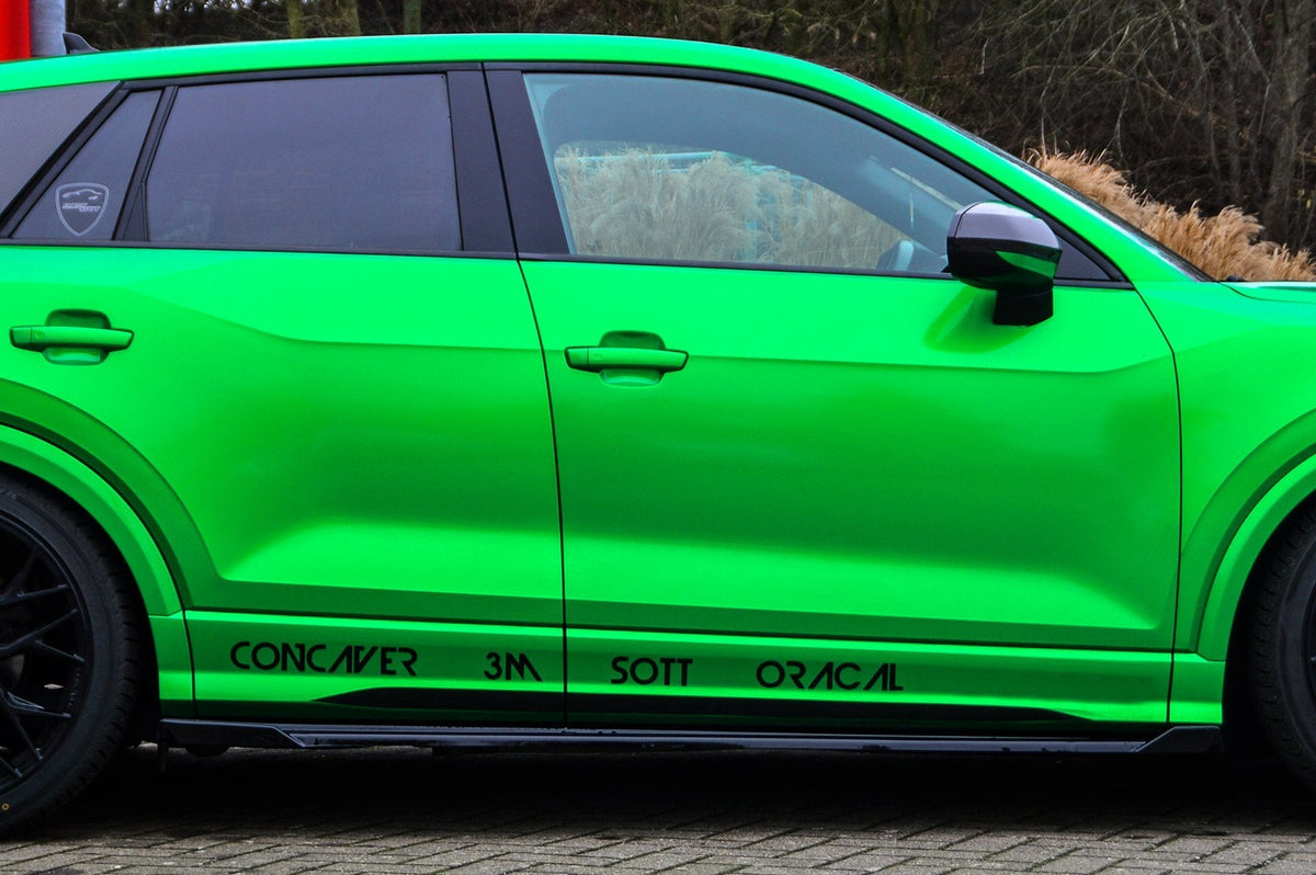 CUP Seitenschweller mit Wing vorne + hinten für Audi Q2 GA