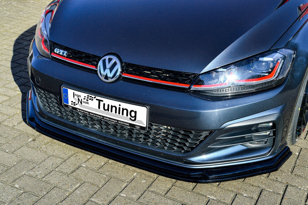 Spoilerschwert Frontspoiler V2 für VW Golf 7 GTI + Performance ab.2017- - Ingo Noak Tuning