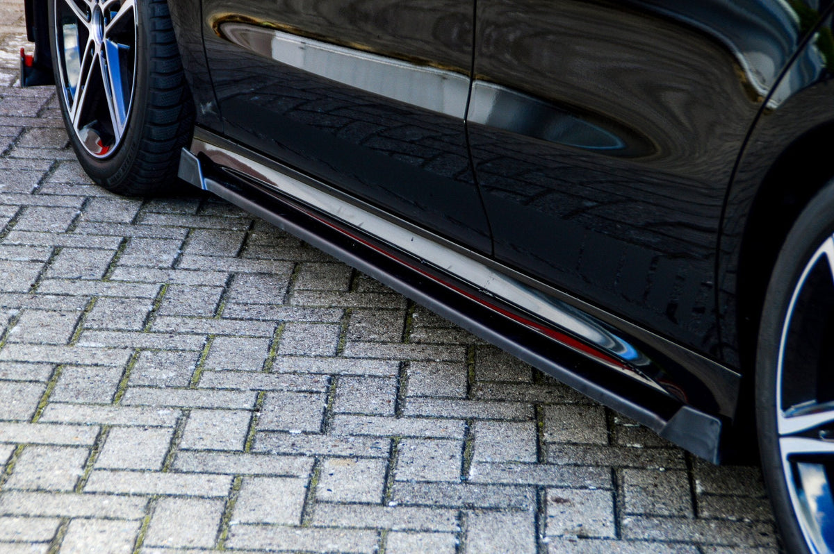 CUP Seitenschweller mit Wing vorne und hinten für Mercedes CLA X118 C118 AMG-Line ab Bj.:2019- - Ingo Noak Tuning