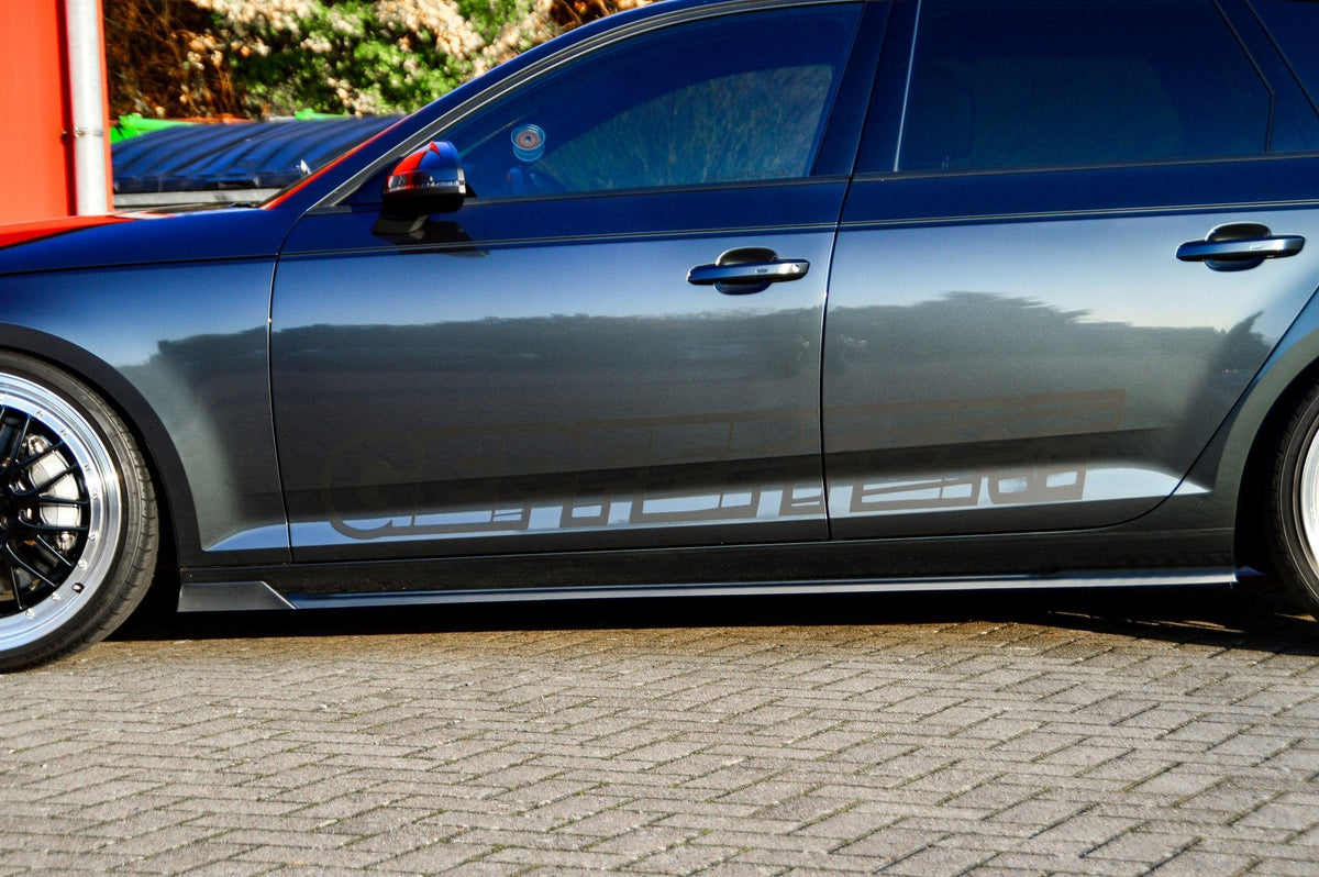 CUP Seitenschweller mit Wings vorne für Audi A4 B9