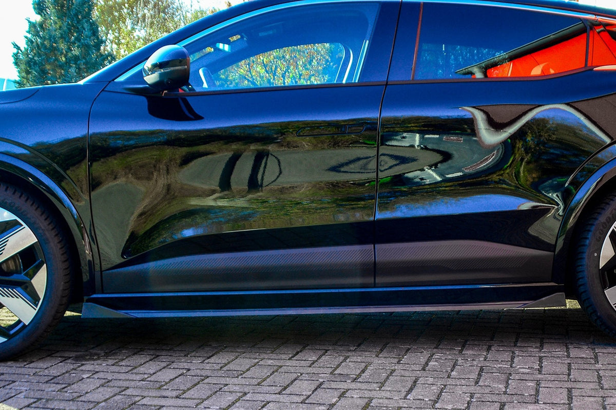 Seitenschweller mit Wings vorne + hinten aus ABS für Renault Megane E-Tech RCB