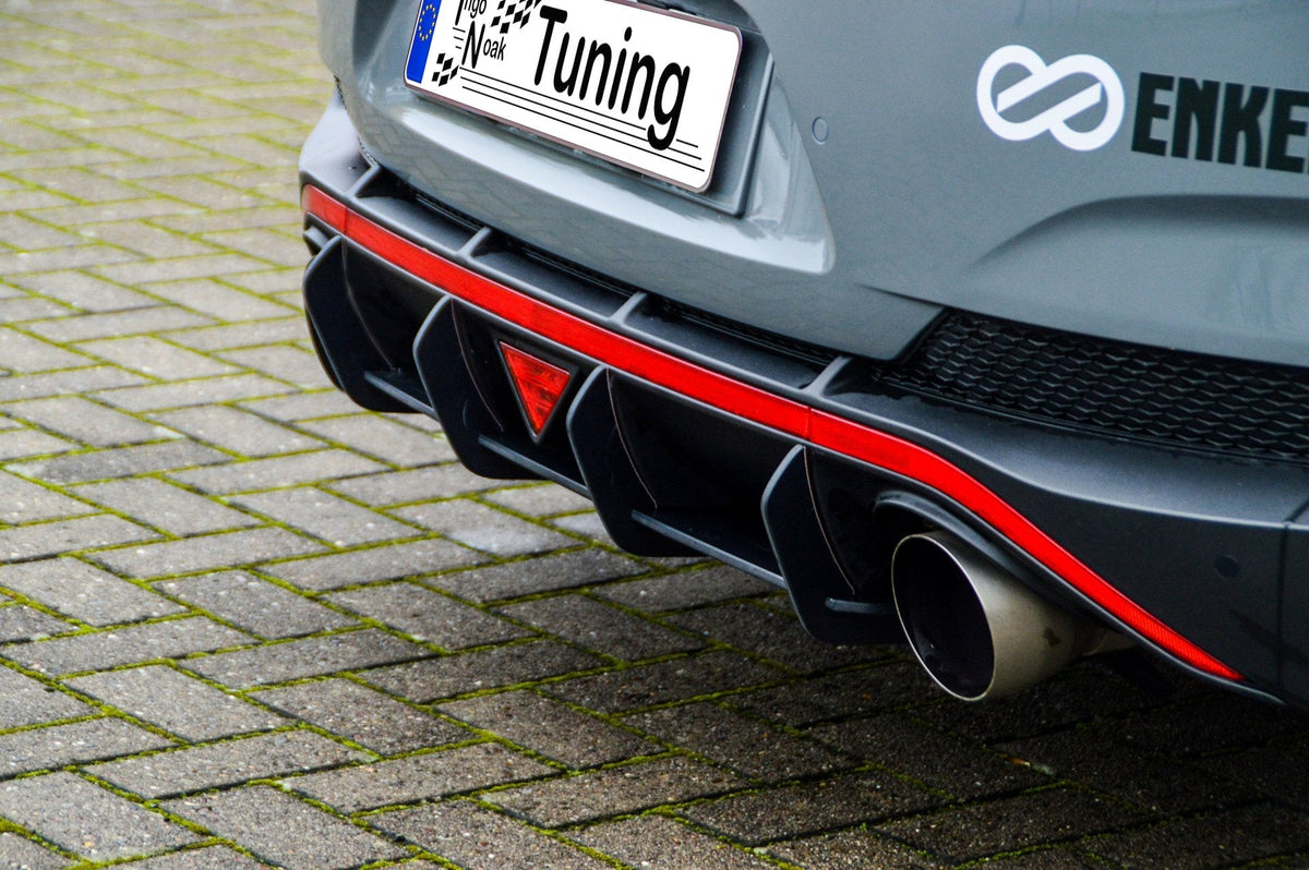 Racing Heckansatz für Hyundai i30N Fastback von Ingo Noak Tuning, sportliches Heckteil mit aerodynamischem Design
