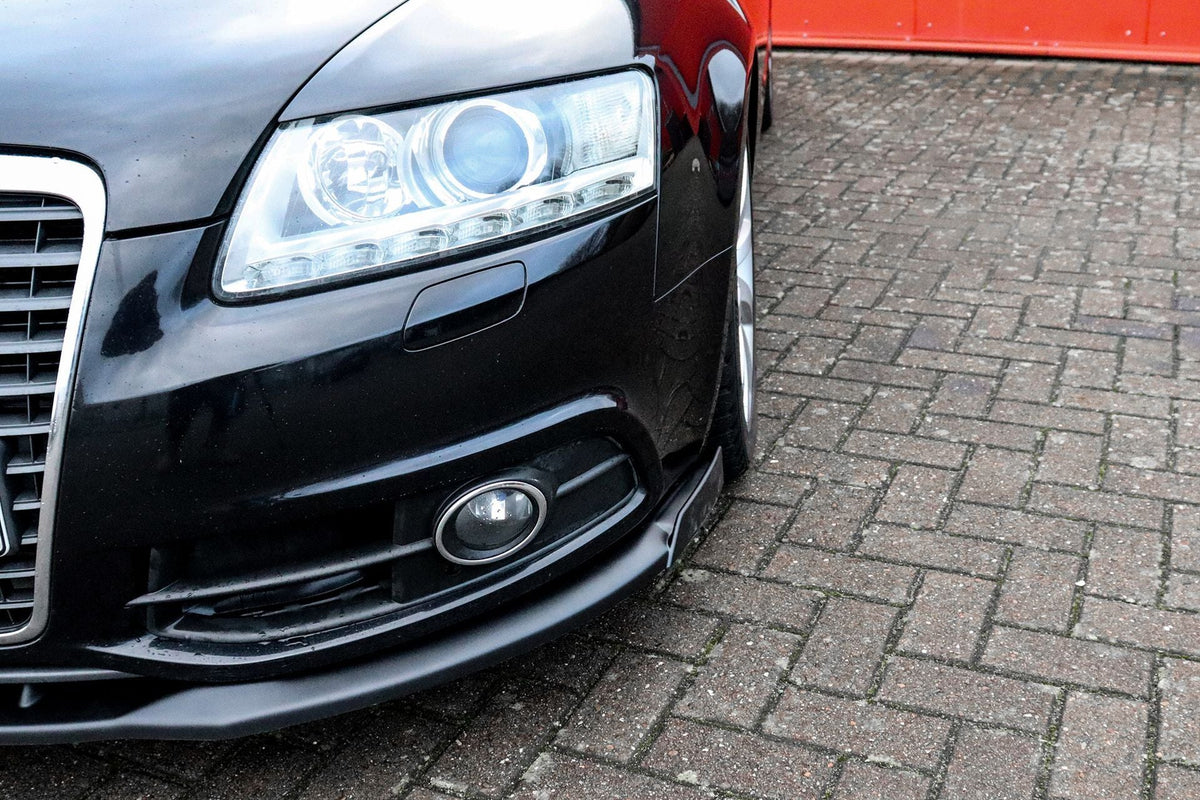 Spoilerschwert Cuplippe mit Wings aus ABS für Audi A6 4F S-Line Facelift, Ingo Noak Tuning, sichtbares Teil am Heck