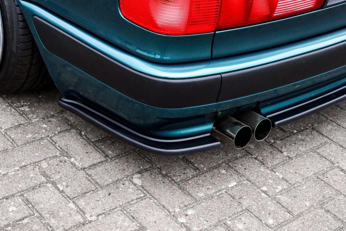 Heckspoilerlippe für Audi 80 B4, Ingo Noak Tuning, aus Kunststoff, passend für die Heckpartie des Autos.
