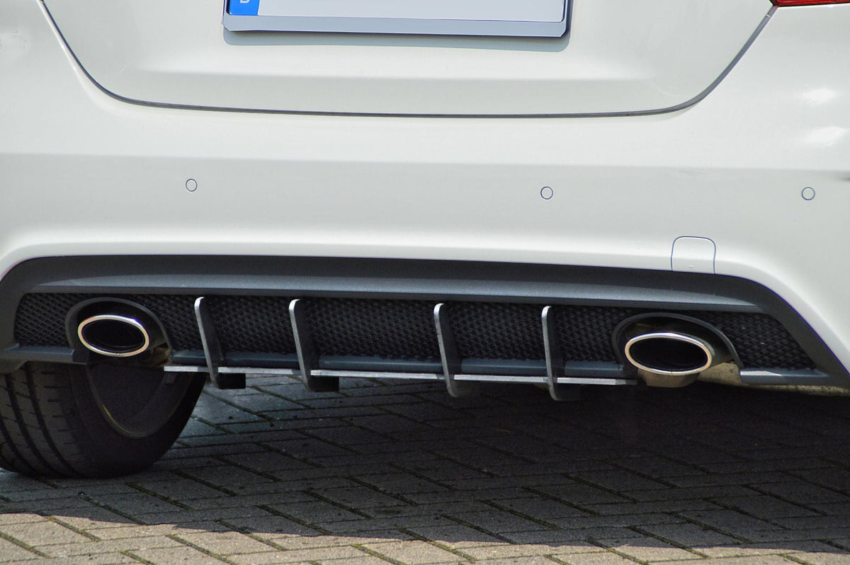 Heckansatz Diffusor für Mercedes A W176 mit AMG-Line
