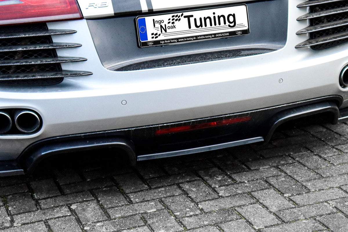 Heckansatz 5-teilig für Audi R8 42 V8, Ingo Noak Tuning, sichtbare Teile und Designdetails auf dem Bild