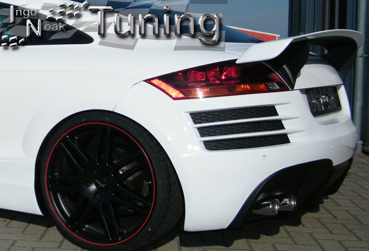 GFK Heckspoiler Ducktail für Audi TT 8J Coupe Roadster, aus GFK gefertigt, von Ingo Noak Tuning, zeigt das aerodynamische Design