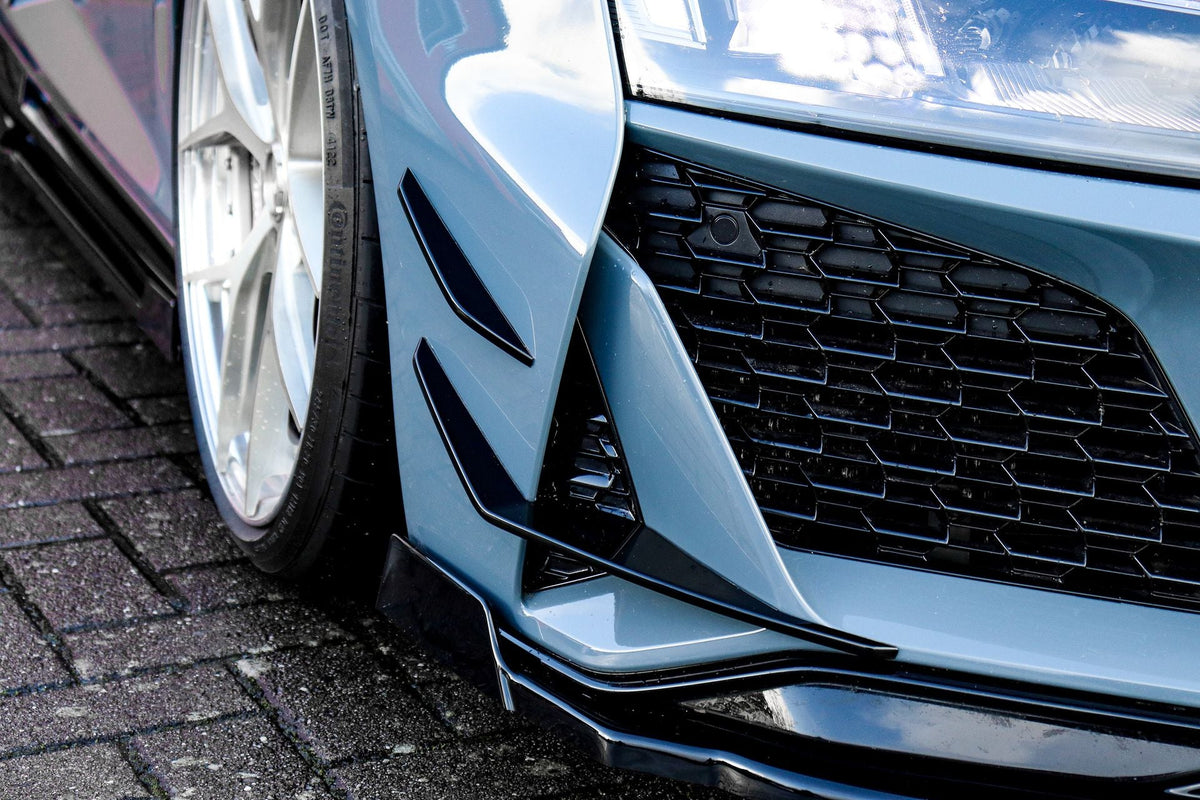 4 tlg. Flaps Luftführung aus ABS für Audi R8 4S Facelift