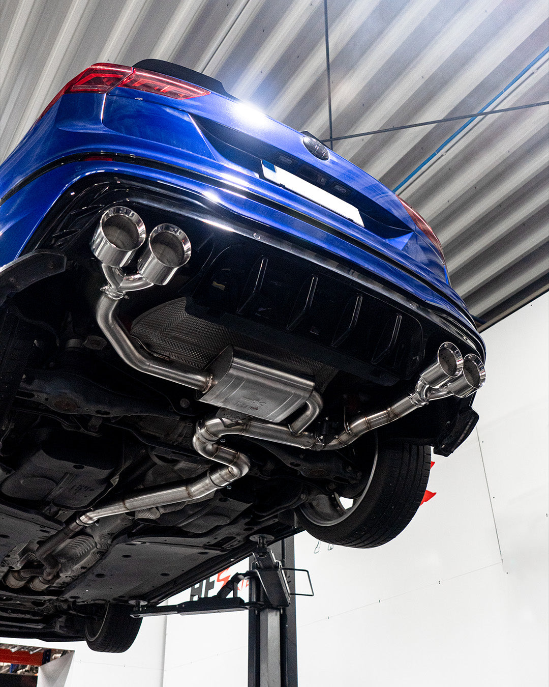 EGO-X Abgasanlage 3,5" VW Tiguan R 320PS (mit ECE*)