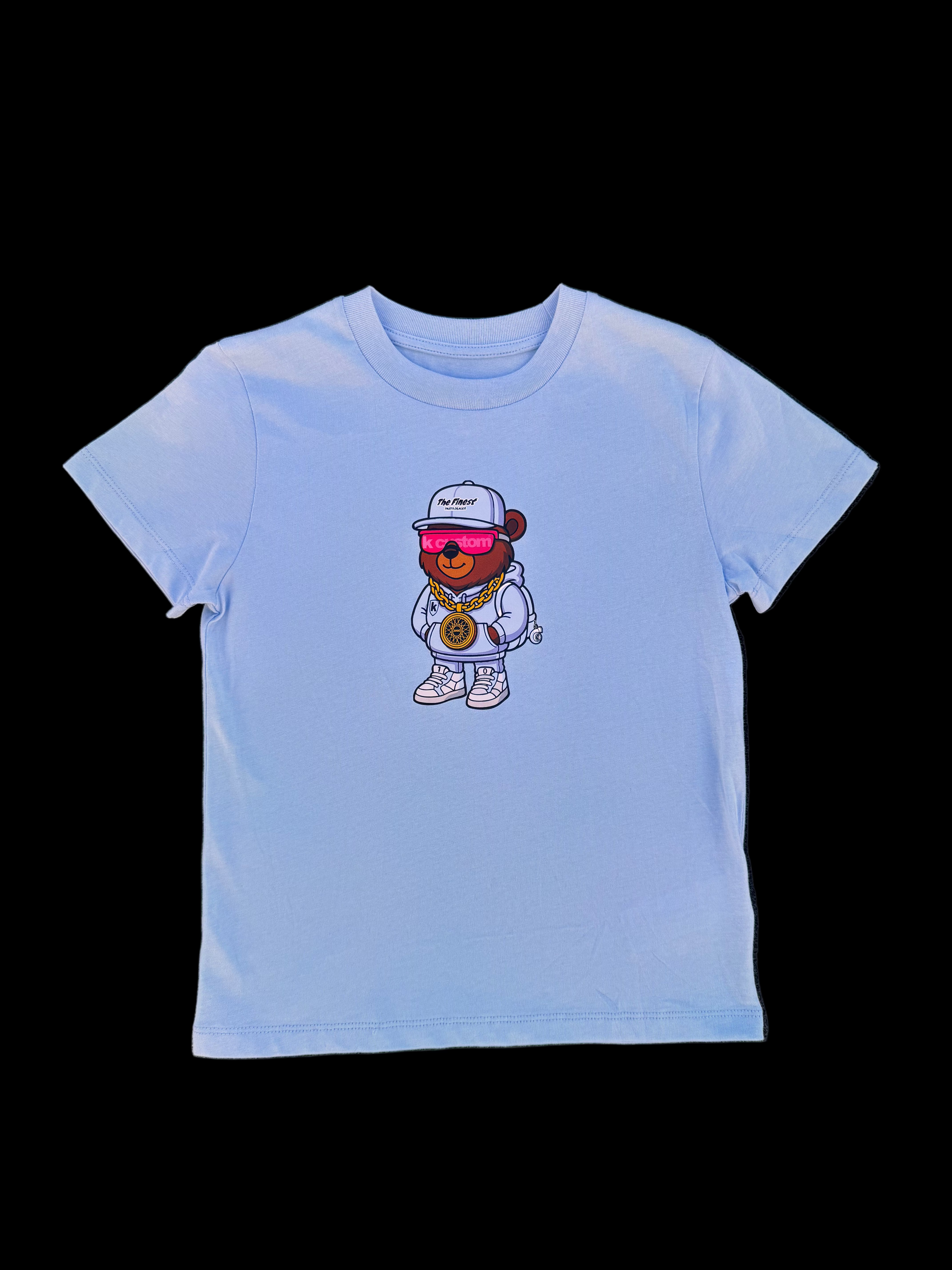 Baby/ Kids Shirt "Wheelbär" hellblau