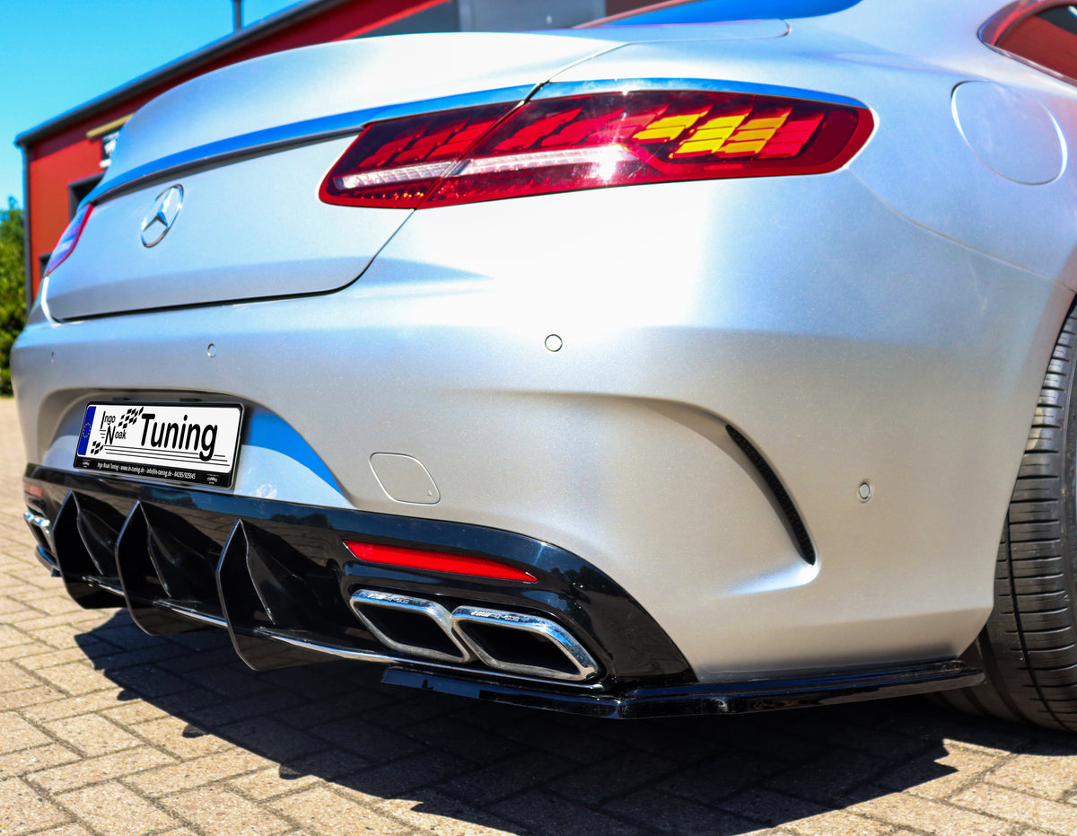 Seitenteile aus ABS für Mercedes S-Coupe AMG und AMG-Line, Ingo Noak Tuning, passend für Heckansatz und sportlichen Look