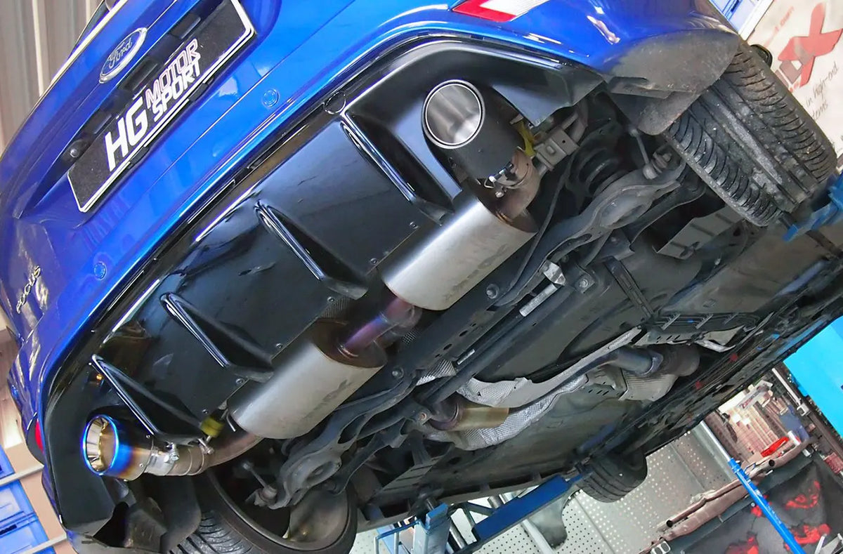 Bull-X ECE Abgasanlage 3" Y-Style Ford Focus RS/ST Mk.2