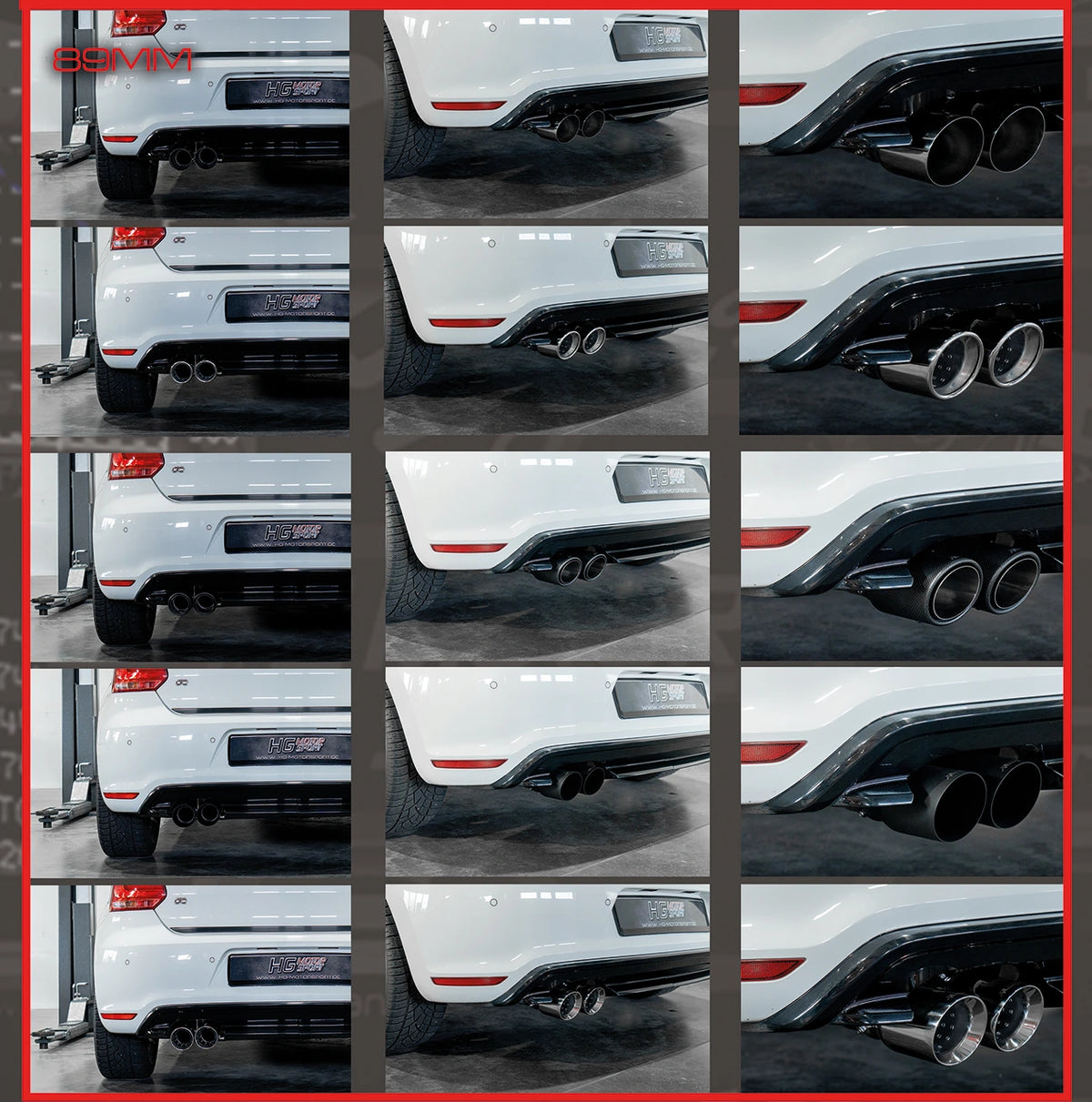 EGO-X Abgasanlage 2,75" VW Polo 6R WRC 220PS (mit ECE*)