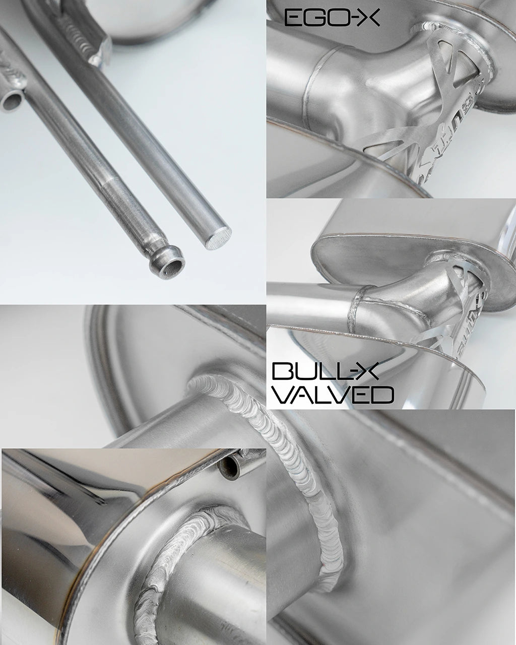 EGO-X/ Bull-X Valved Abgasanlage 3" VW Golf 7 GTI/CS, Seat Leon 5F Cupra 265/280/290 (mit ECE*)