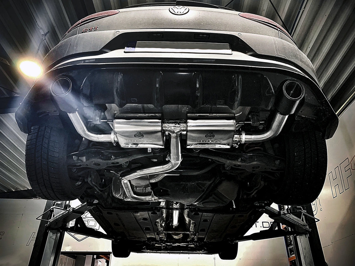 EGO-X Abgasanlage 3" VW Golf 7 GTI Performance/TCR/R, Seat Leon 5F Cupra 290 OPF (mit ECE*)