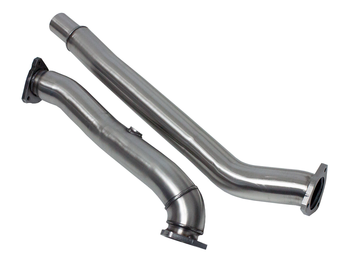 Bull-X Downpipe Ober- u. Unterteil 2,75"/ Kat + DPF-Ersatzrohr Audi A6 C6/4F 2.7-3.0 TDI