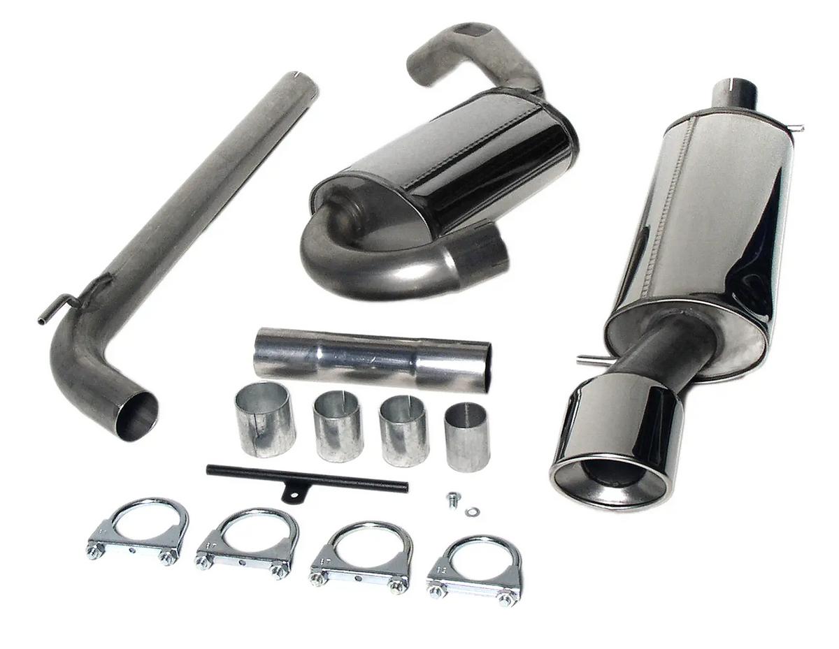 HG-Classic Line Abgassystem 2,5" VW Corrado 53i 1.8-2.0 8V+16V/ G60/ VR6 (ab 08/91)