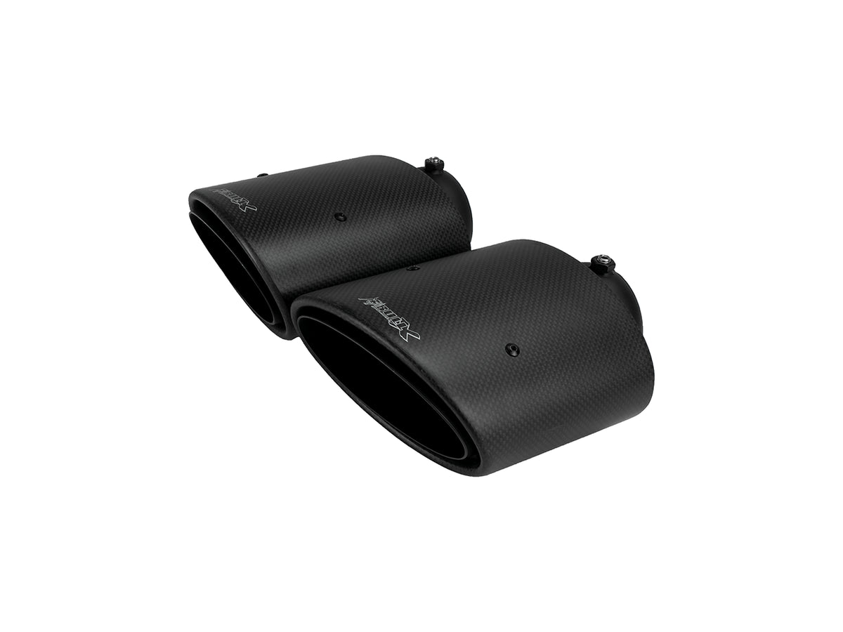Bull-X Endrohrset: Typ 20 Carbon Oval 145x90