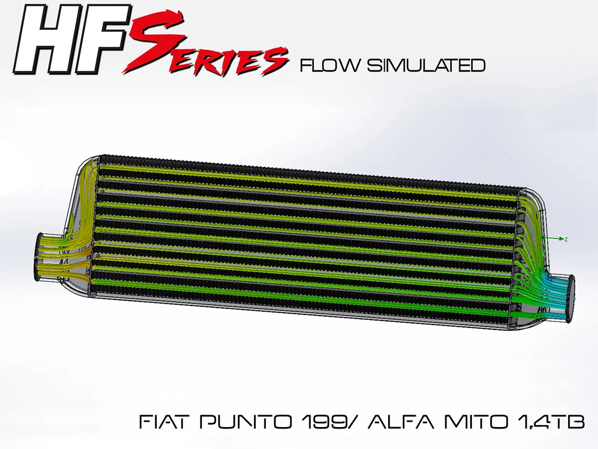 HF-Series Ladeluftkühler Kit Fiat Punto 199 / Alfa Romeo Mito 1.4 TB