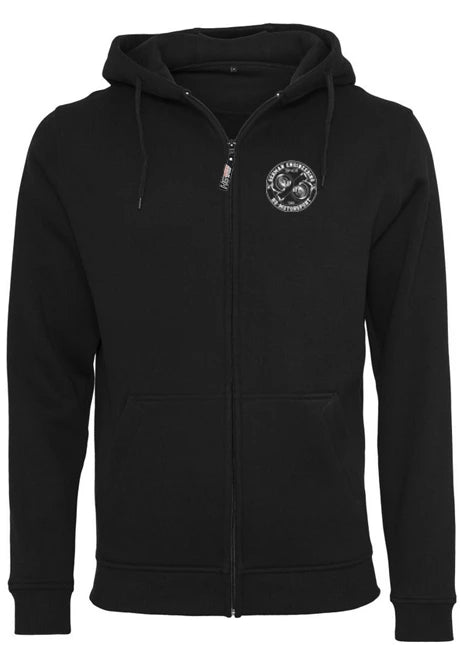 Zip-Hooded-Sweater "Double Charged Since 96"