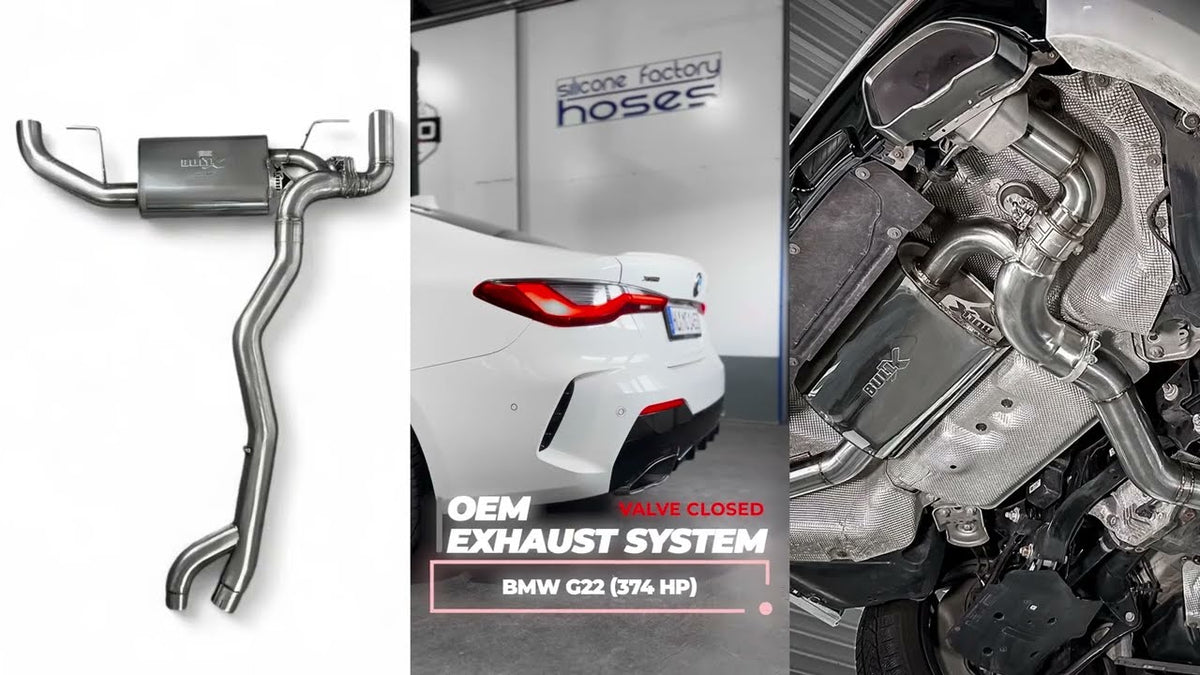 EGO-X Abgasanlage 3,5" BMW M240i G42, (mit ECE*)