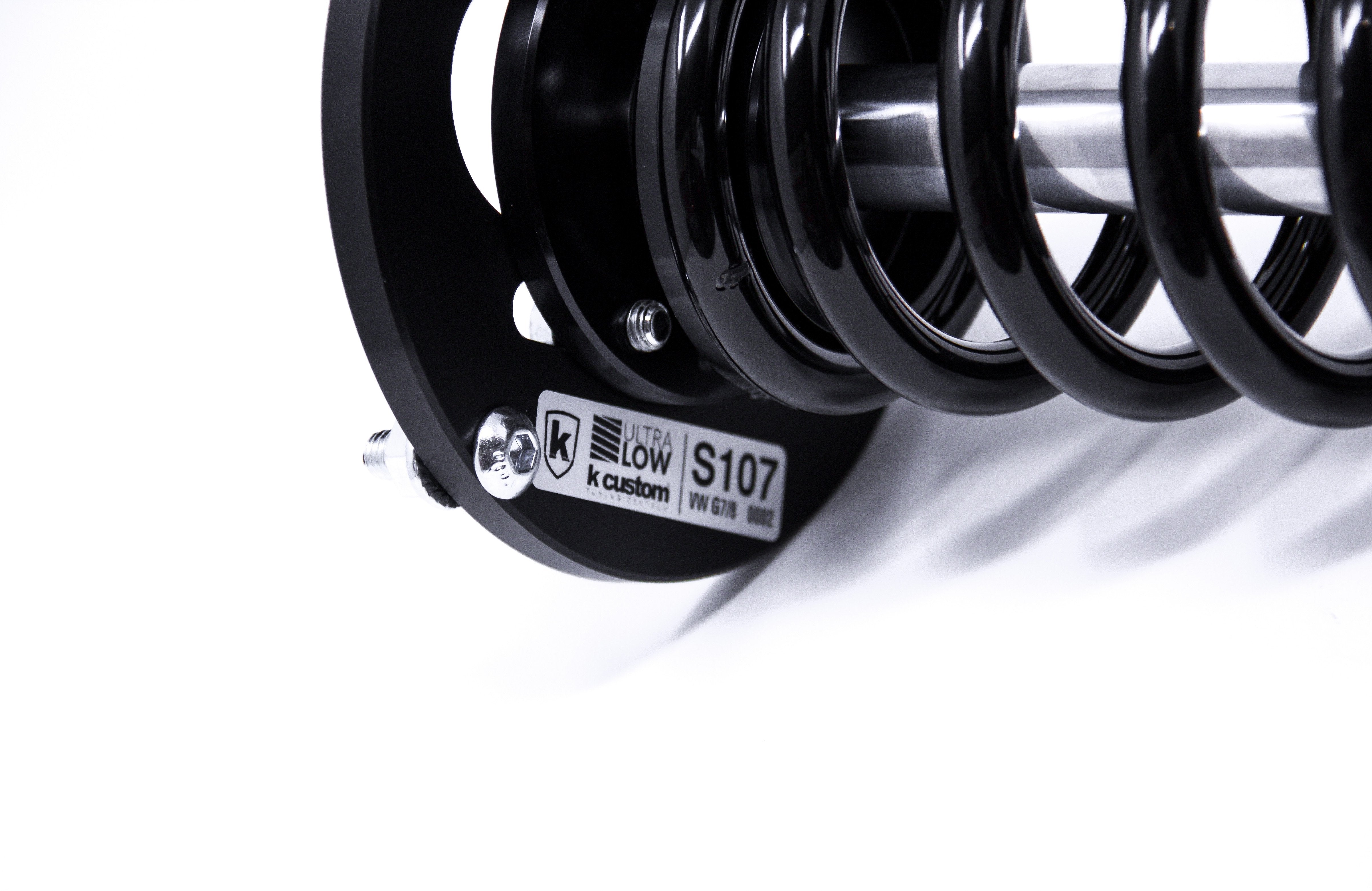 K-custom ultraLOW Gewindefahrwerk - 55 mm Mehrlenker mit Stützlager // maximal zulässige Vorderachslast: 1.090kg | maximal zulässige Hinterachslast: 1.001kg bis zu 1.050kg