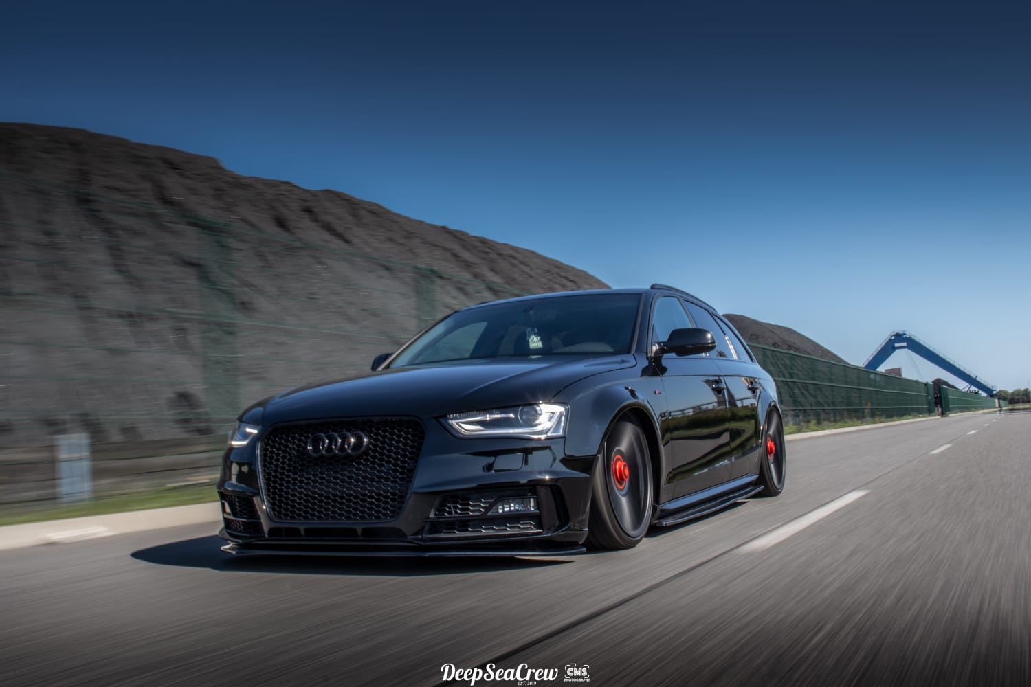 Audi A4 B8 8K Facelift Mücke Kotflügel verbreitert 3 cm