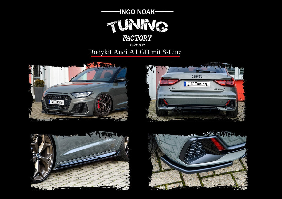 Bodykit für Audi A1 GB Sportback mit S-Line Bj.2018- - Ingo Noak Tuning