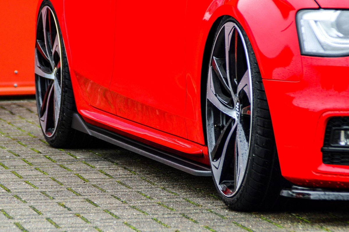 CUP3 Seitenschweller mit Wing für Audi A4 B8 S-Line + S4 B8 Facelift Bj. 2011-2015 - Ingo Noak Tuning