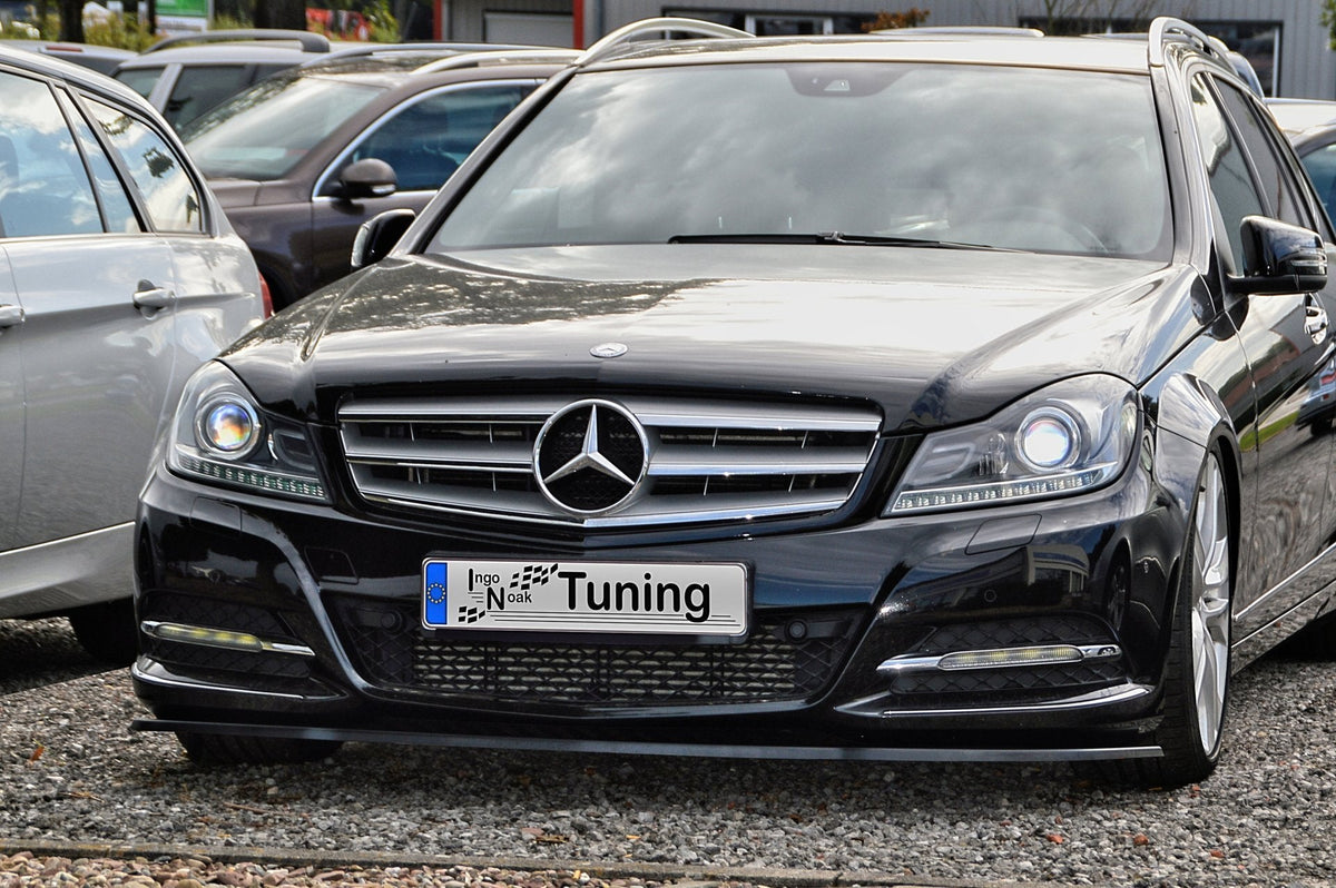 Frontspoilerlippe für C W204 S204 C204 von Ingo Noak Tuning, passend für Modelle 2011-2015, aus hochwertigem Kunststoff