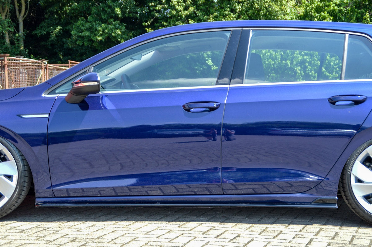 CUP Seitenschweller mit Wing aus ABS für VW Golf 8