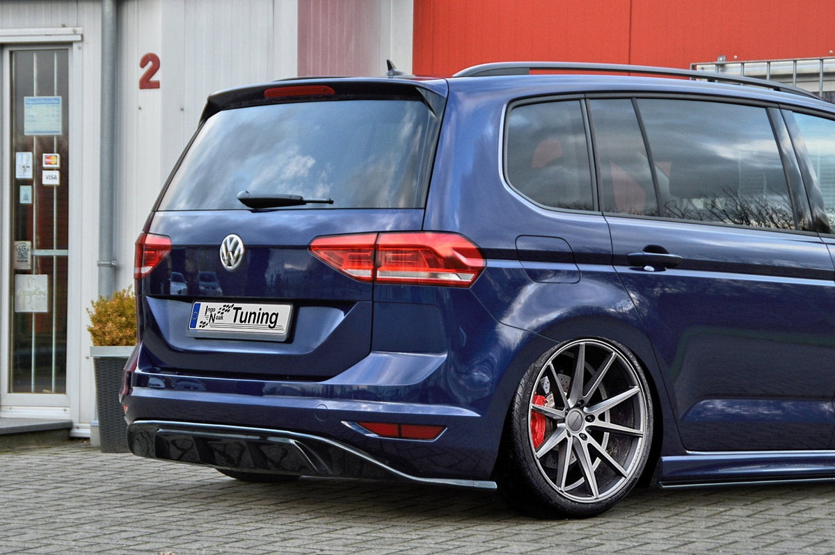 Heckansatz Diffusor aus ABS  für VW Touran 5T - Ingo Noak Tuning