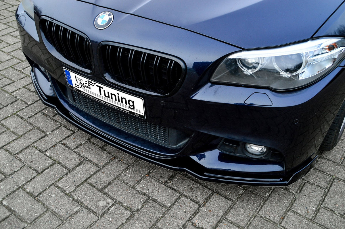 Frontspoilerlippe mit Wing für BMW 5er F10 F11 M-Paket, Ingo Noak Tuning, sportliches Design, passend für Bj. 2013-2016