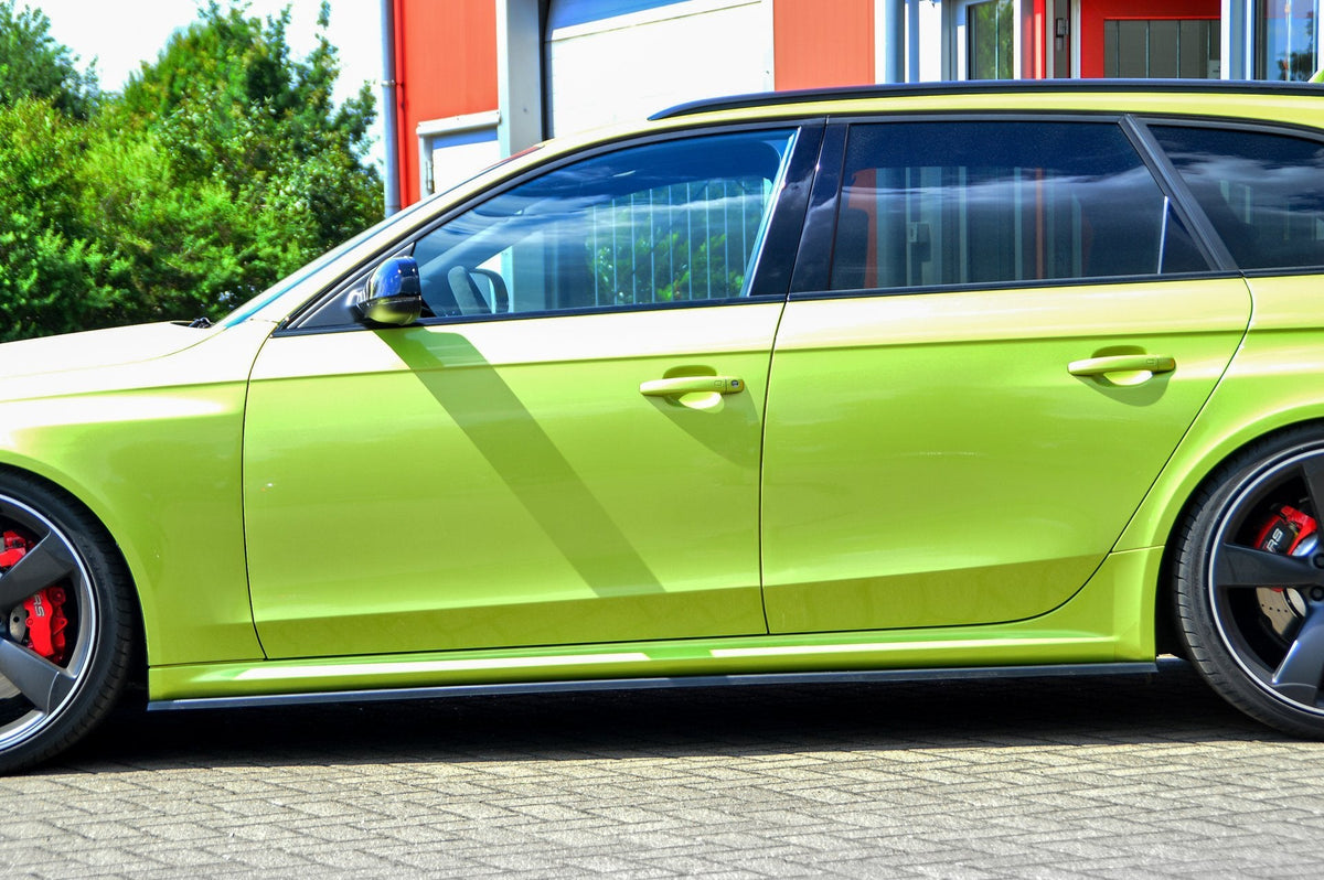 Bodykit für Audi RS4 B8 8K, Modelljahr 2012-2015, in Wagenfarbe, inklusive Frontstoßstange und Seitenschweller, von Ingo Noak Tuning