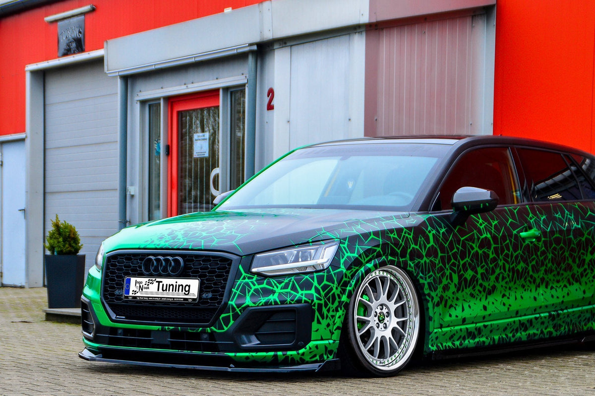 Bodykit für Audi Q2 GA von 2016 bis 2020, inklusive Stoßstangen und Seitenschweller, von Ingo Noak Tuning.