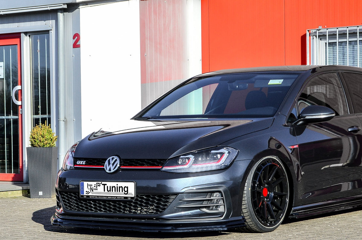 Spoilerschwert Frontspoiler V2 für VW Golf 7 GTI + Performance ab.2017- - Ingo Noak Tuning