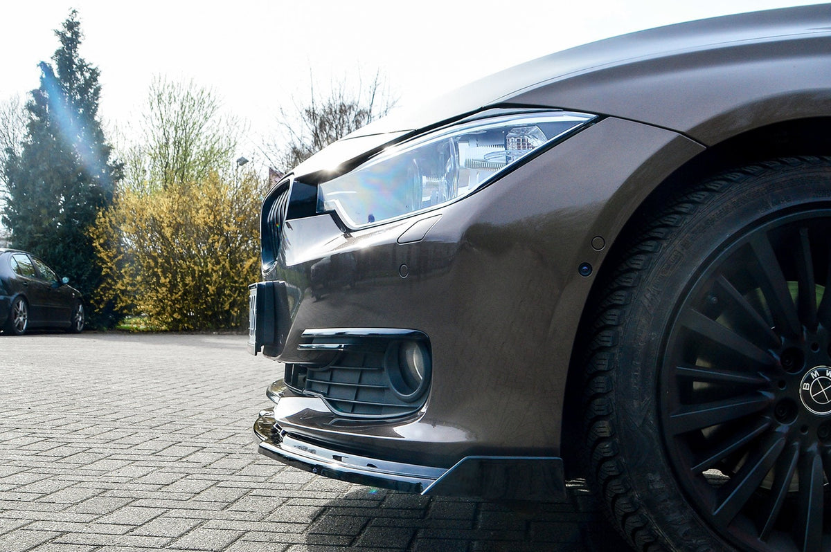 Frontspoilerlippe mit Wing für BMW 3er F30 F31, Ingo Noak Tuning, sportliches Design ohne M-Paket, aus hochwertigem Material