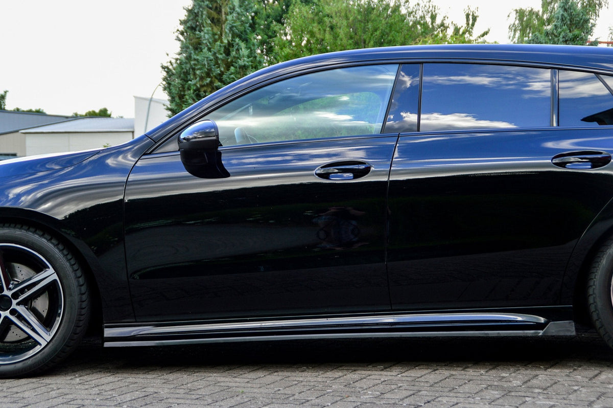 CUP Seitenschweller mit Wing hinten für Mercedes CLA X118 C118 AMG-Line ab Bj.:2019
