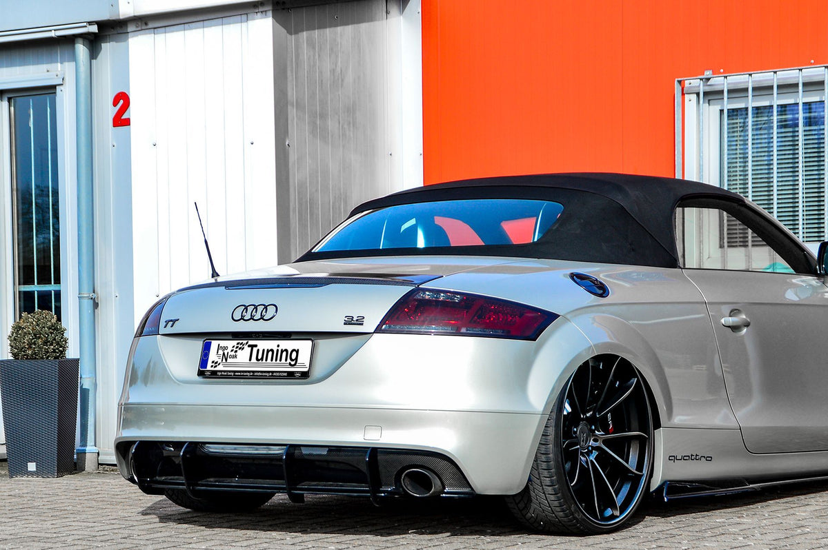 Gefräster Heckansatz aus ABS für Audi TT 8J 3.2 V6 S-Line - Ingo Noak Tuning