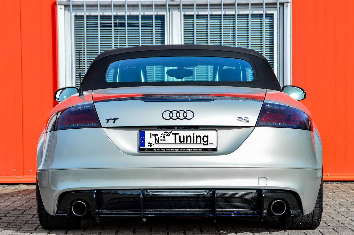 Gefräster Heckansatz aus ABS für Audi TT 8J 3.2 V6 S-Line - Ingo Noak Tuning