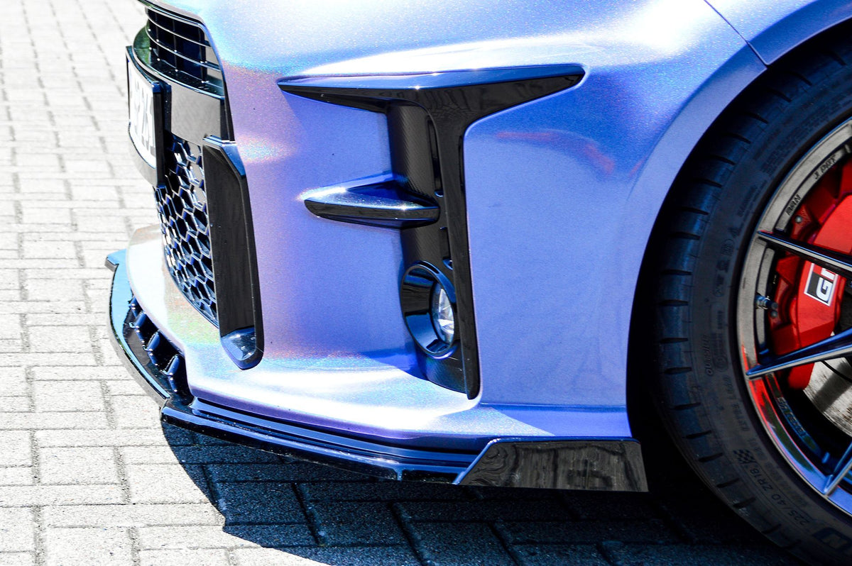 Frontspoilerlippe mit Wings für Toyota Yaris GR ab 2020, Ingo Noak Tuning, sportliches Design, aus hochwertigem Material.