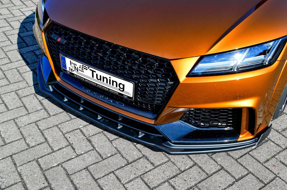 ABS Frontspoiler Cuplippe mit Wing für Audi TTRS 8S, Ingo Noak Tuning, sportliches Design, sichtbare Spoilerteile